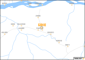 map of Gake