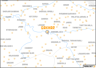 map of Gakhar