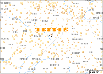 map of Gakhrān na Mohra