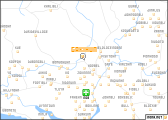 map of Gakihun