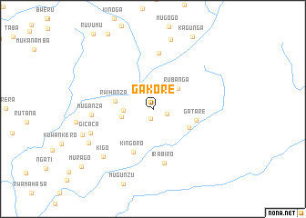 map of Gakore