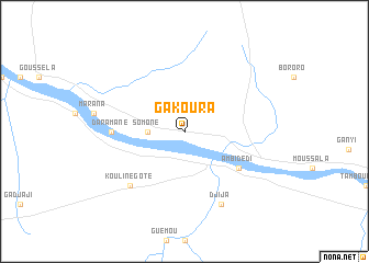 map of Gakoura
