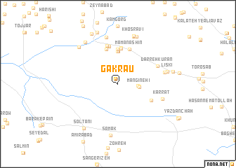 map of Gakrāu