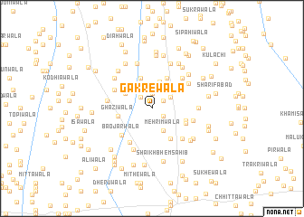 map of Gakrewāla