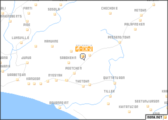 map of Gakri