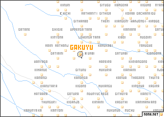 map of Gakuyu