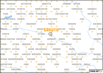 map of Gakuyu