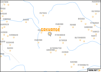 map of Gakwande