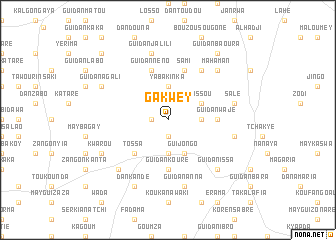 map of Gakwey