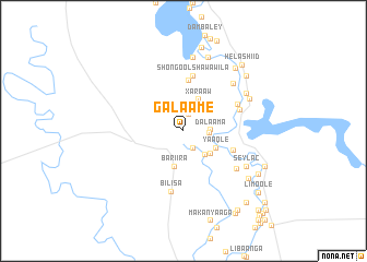 map of Galaame
