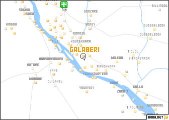 map of Gala Béri