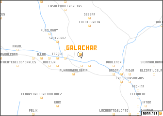 map of Galáchar