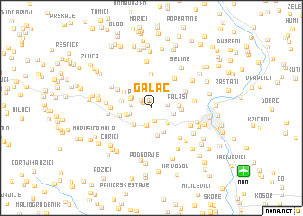map of Galac