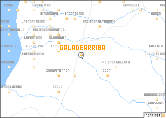 map of Gala de Arriba