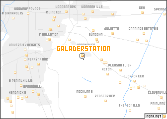 map of Galader Station