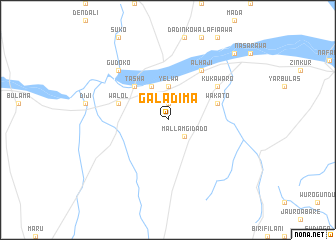 map of Galadima