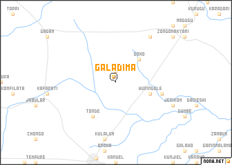map of Galadima