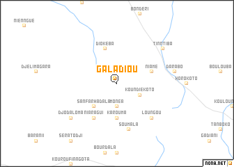 map of Galadiou