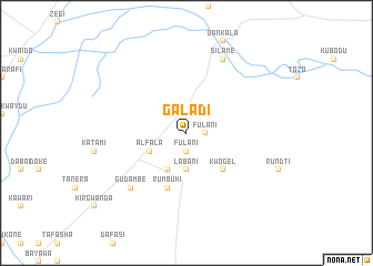 map of Galadi