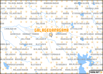map of Galagedaragama