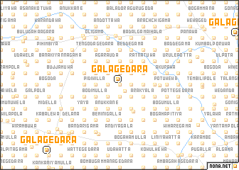 map of Galagedara