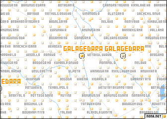 map of Galagedara