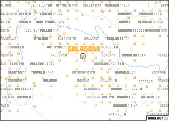 map of Galagoda