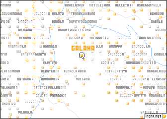 map of Galaha