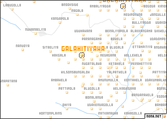 map of Galahitiyawa