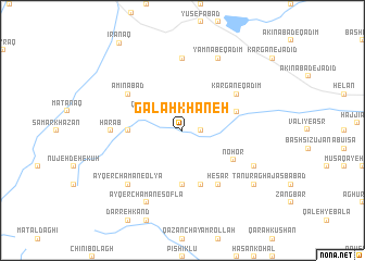 map of Galah Khāneh