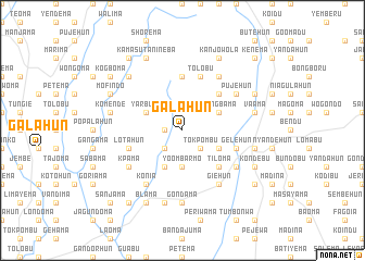 map of Galahun