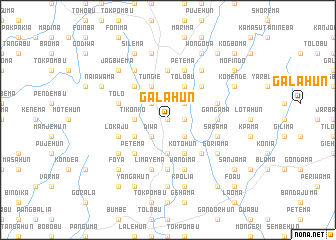 map of Galahun