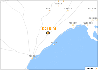 map of Galaïdi