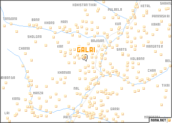 map of Gālai