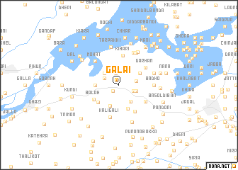 map of Galai