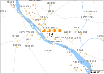 map of Gala Kaïna