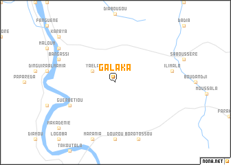 map of Galaka