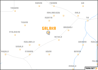 map of Galaka