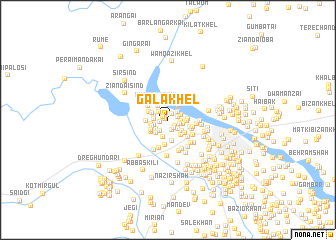 map of Gala Khel