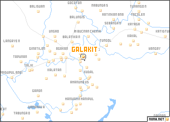 map of Galakit