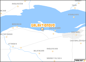 map of Galaktionovo