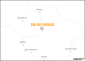 map of Galaktionovo