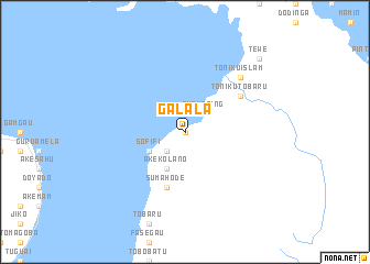 map of Galala