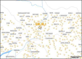map of Galāli