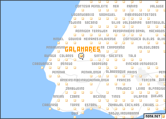 map of Galamares