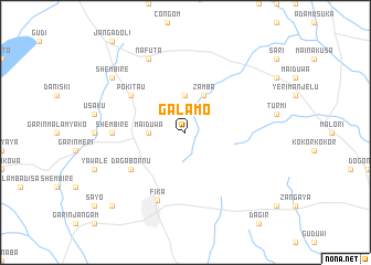 map of Galamo