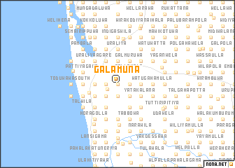 map of Galamuna