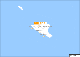 map of Galaná