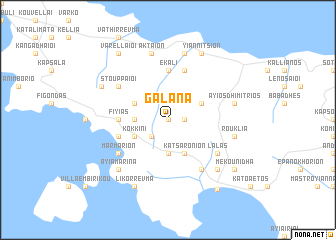 map of Galána