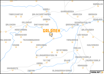 map of Galāneh